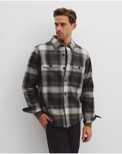 Country Road - Check Sherpa Jacket