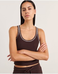 Jag - Celina Blanket Stitch Tank
