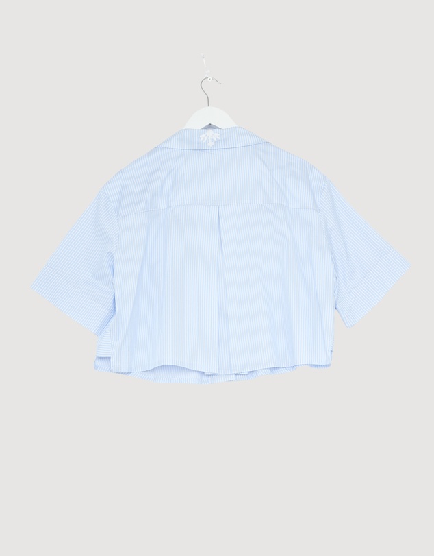 Revibe - Repaired Camilla Cropped Camp Collar Blouse - AU L