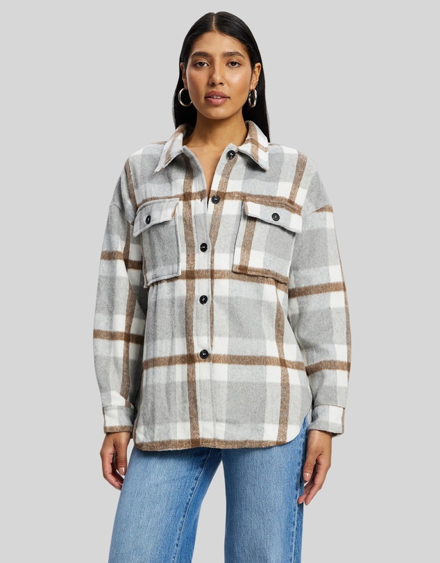 KAJA Clothing - Checkered Coat