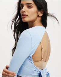 Cotton On Body Active - Open Tie Back LS Tee