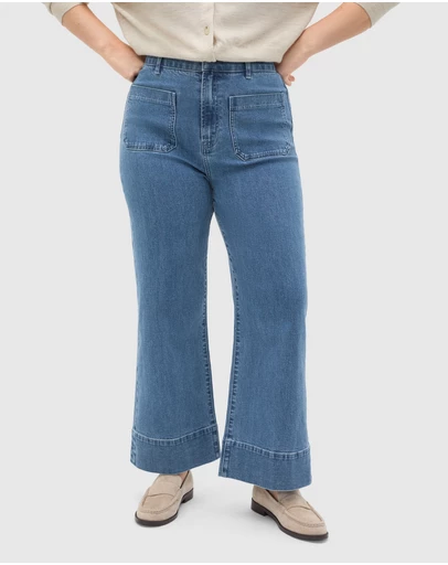 Seed Heritage - Core Wide Leg Pocket Jean
