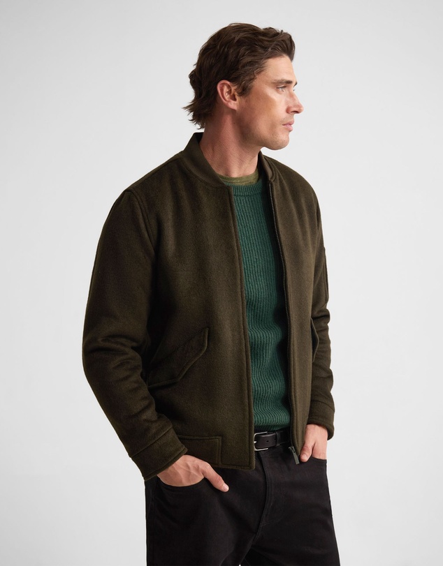 Oxford - Hamish Wool Blend Bomber Jacket