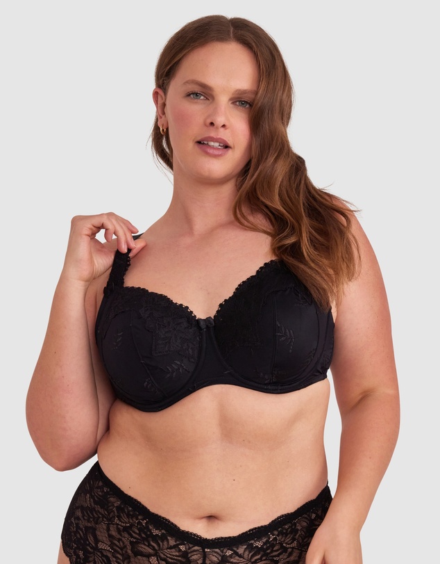 Bras N Things - Sapphire Full Cup Bra - Black