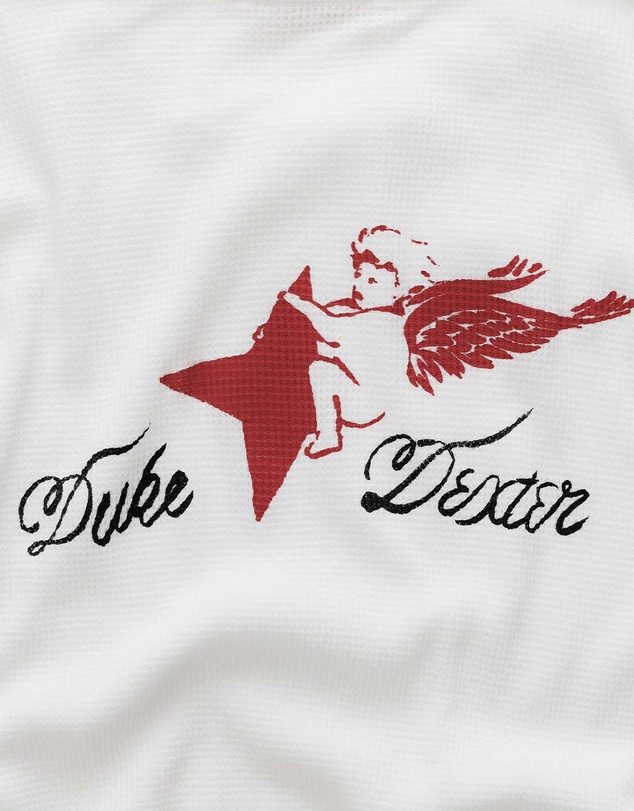 Duke + Dexter - Duke Cherub Vintage White Waffle Top
