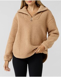 Lorna Jane - Field Teddy Half Zip Hoodie