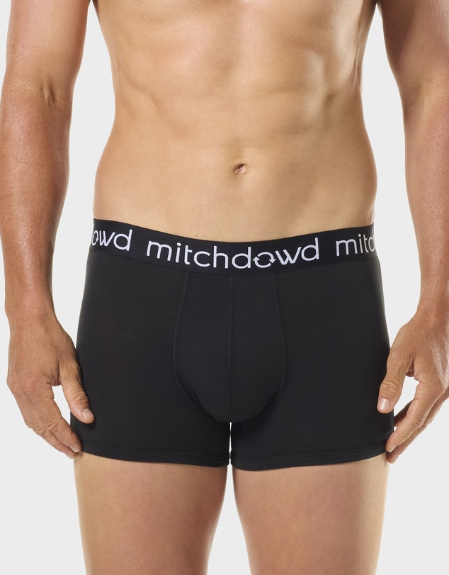 Mitch Dowd - Mens Plain Bamboo Trunk 3 Pack - Multi