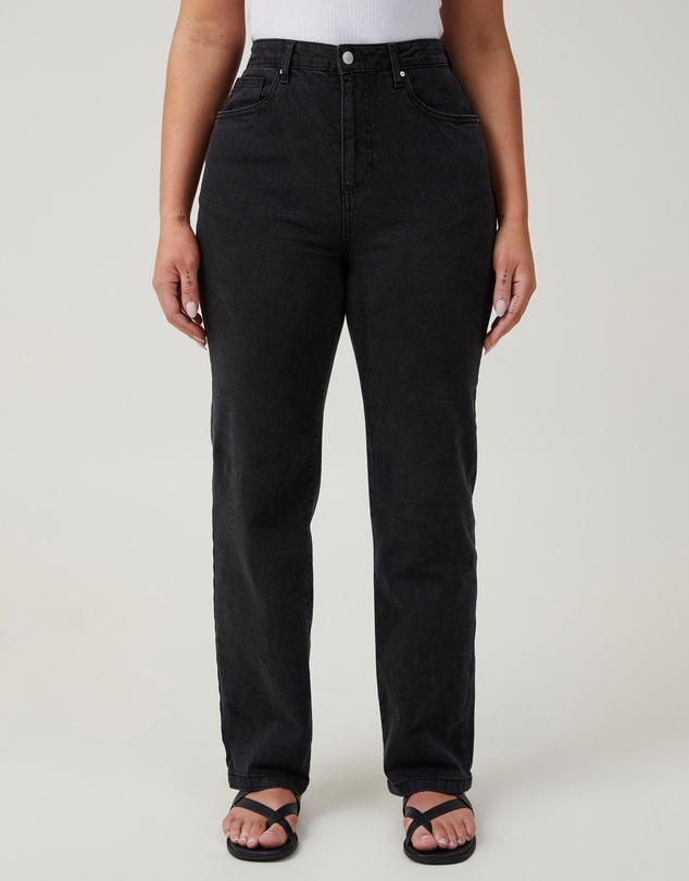 Cotton On - Curvy Straight Stretch Jeans