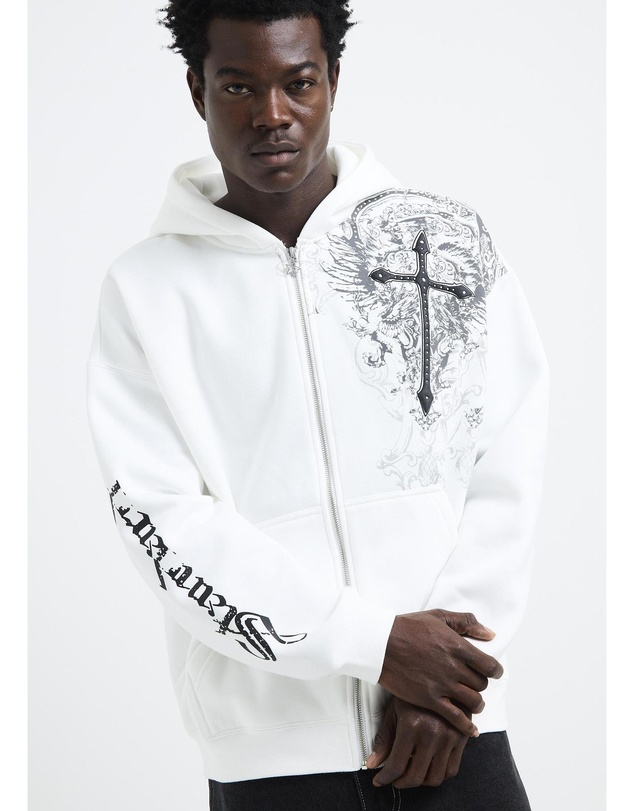 Standard - Crucifix Zip Hoodie