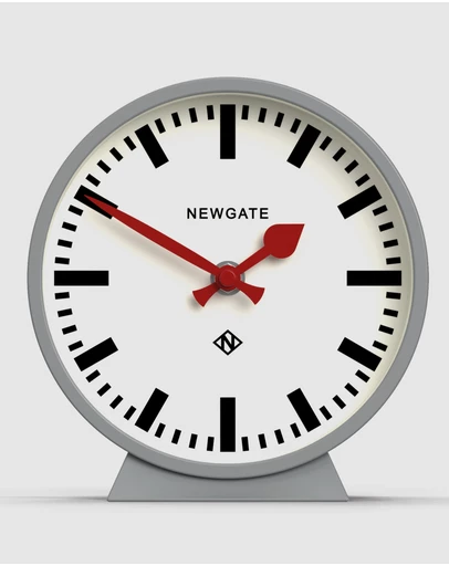 Newgate - Newgate Railway Mantel Clock Posh Grey