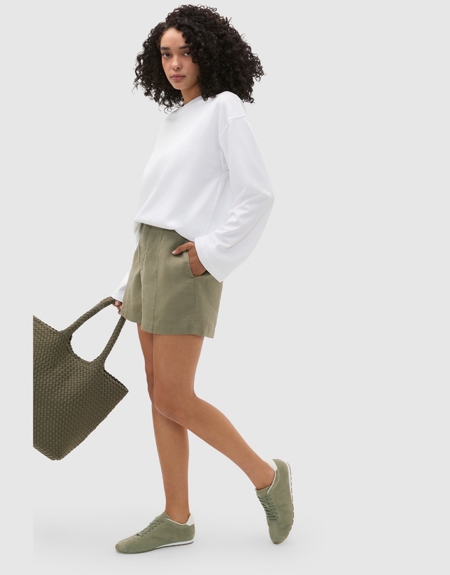 Seed Heritage - Cotton Relaxed Long Sleeve Top