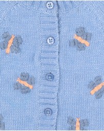 Fox & Finch - Wild Garden Hand Embroidered Cardigan - Kids