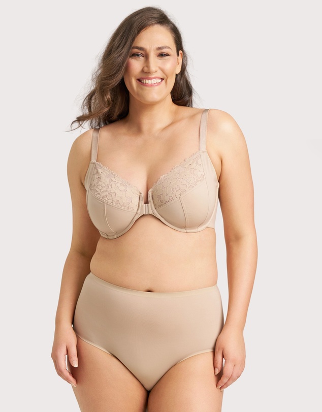 Ava & Audrey  - Ava & Audrey Bardot Front-Closing Underwire Bra