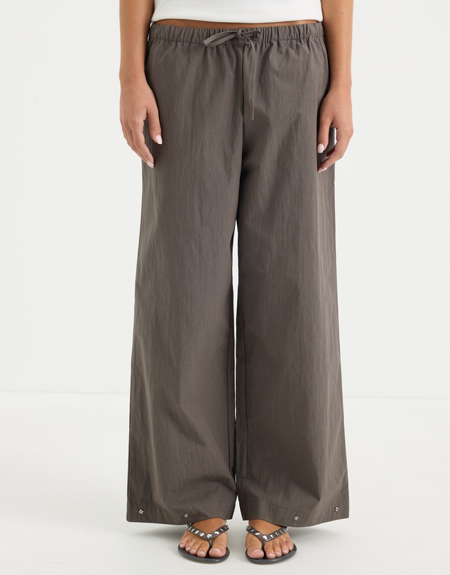 Calli - Wide Leg Adjustable Popper Pants