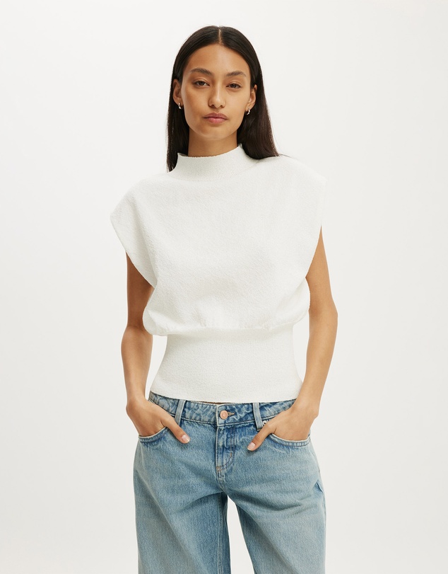 Cotton On - Hazy Mock Neck Knit