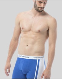 Underwear Of Sweden - Men's Boxer Shorts - Blue and White (x3 pack)