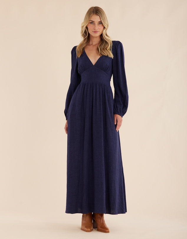 Amelius - Chelsea V Neck Maxi Dress