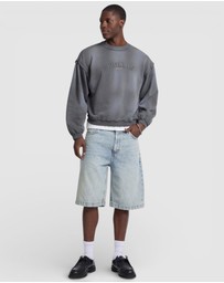 GUESS Originals - GUESS Originals Boxy Applique Crewneck Sweatshirt