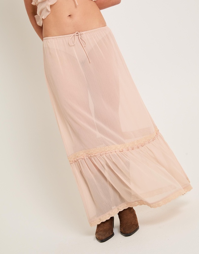 Subtitled - Paislee Sheer Maxi Skirt