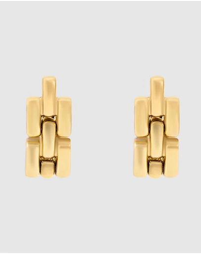 Fossil - Arden Gold-Tone Earring