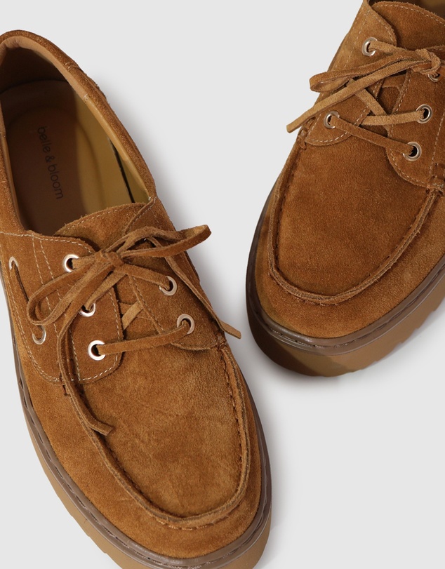 Belle & Bloom - Yachting Day Suede Boat Shoe