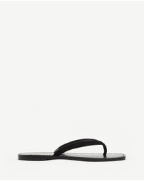AERE - Suede Thong Sandals