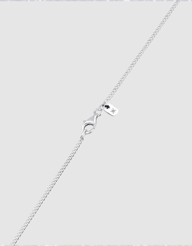 Kuzzoi - ICONIC EXCLUSIVE - Square Pendant Necklace in 925 Sterling Silver