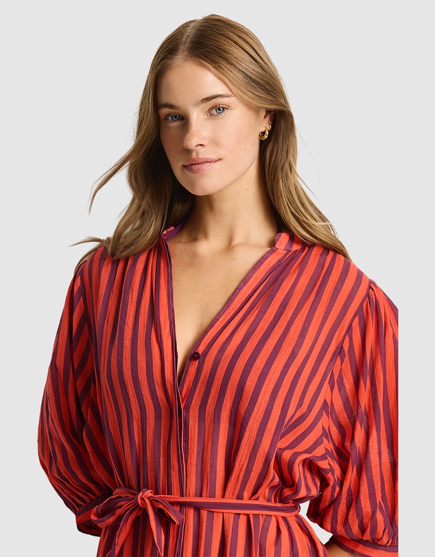 Sea Level Australia - Vacay Boho Long Shirt Dress