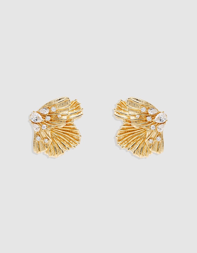 By Charlotte - Ocean Whisper Statement Earrings