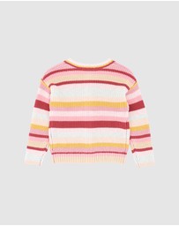 Fox & Finch - Orchard Bloom Stripe Cardigan - Kids
