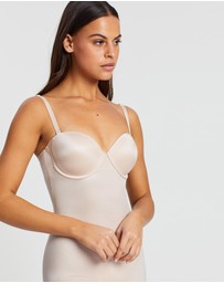 Spanx - SPANXshape™ Suit Your Fancy Strapless Cupped Mid-Thigh Bodysuit