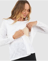 Ripe Maternity - Jazmin Long Sleeve Nursing Top