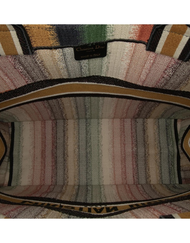 Pre-Loved by Azura Reborn - Pre-Loved Dior Book Tote Oblique Striped Tote