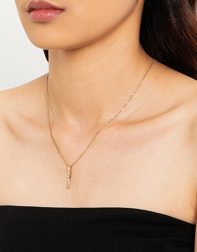 ALDO - Serppentini Gold Plated Snake Necklace