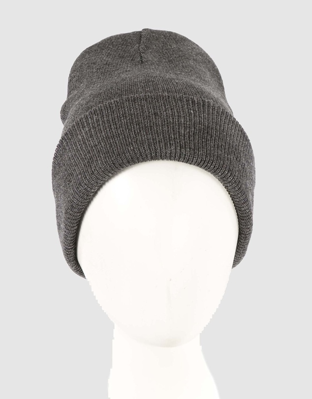 Max Alexander - European Made Dark Grey Wool Beanie