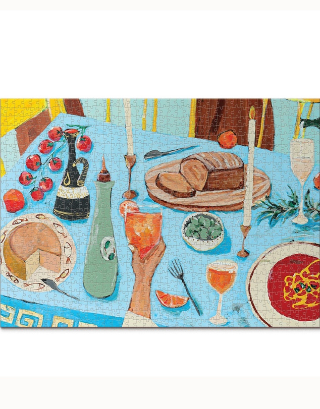 Journey Of Something - 1000 Piece Puzzle - Feast on the Sunlit Terrace