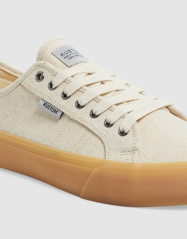 Kustom - World Wide Low Natural Hemp Sneaker