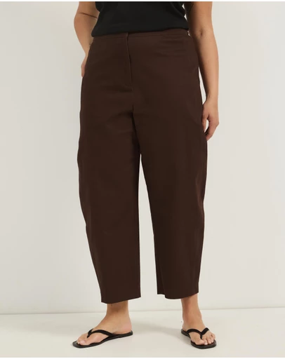 Atmos&Here Curvy - Elena Barrel Leg Pants