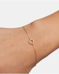 PDPAOLA - Diamonds and Gold Circle Bracelet