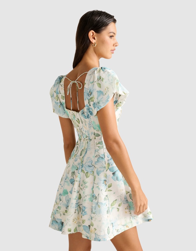 Forever New - Camden Puff Sleeves Mini Dress