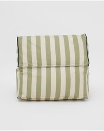 Phile - Striped Toddler Lounger – Green