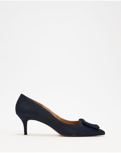 Navy Suede