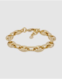 Skagen - Moderne Stak Gold Bracelet