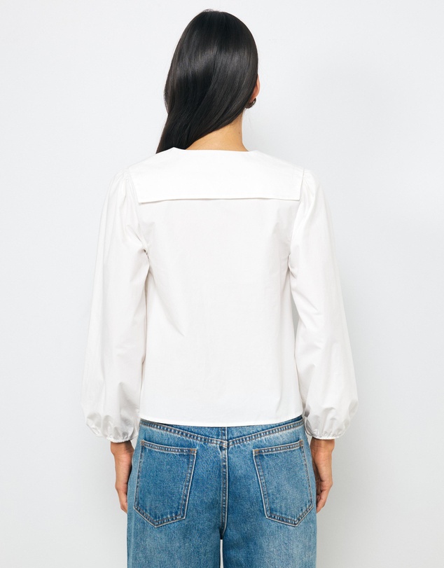 AERE - Rosie Cotton Collar Blouse