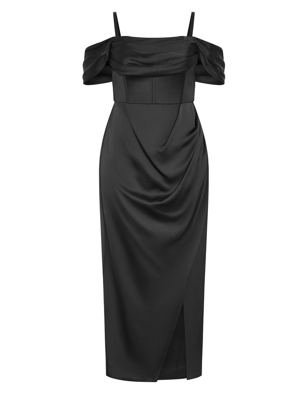 City Chic - Forbidden Love Maxi Dress - Black