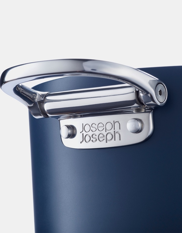 Joseph Joseph - Space Non-stick Stock Pot with Folding Handles and Lid - 25cm