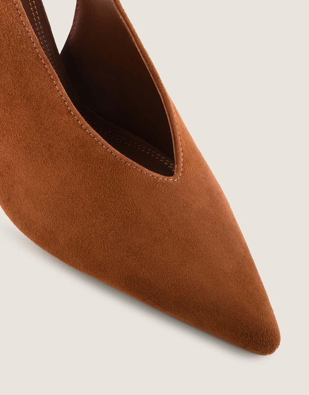 Shelly Shen - Evie High Heels Tan Suede