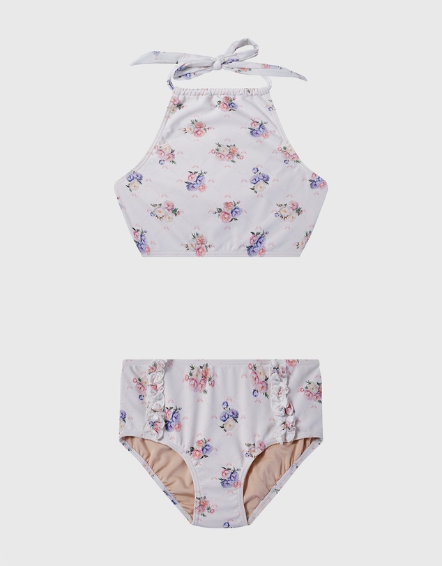 Aqua Blu Kids - Posie Halter Neck Bikini Set - Teens