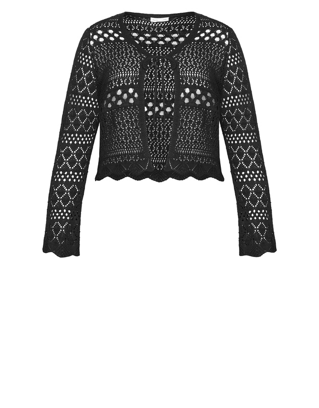 City Chic - Crochet Love Top