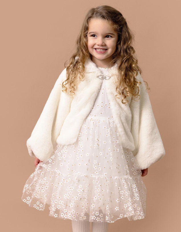Bebe by Minihaha - Petal Faux Fur Jacket - Babies
